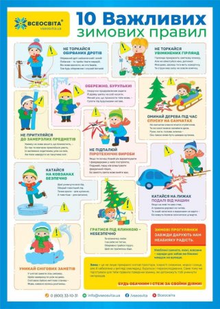 10 важливих зимових правил