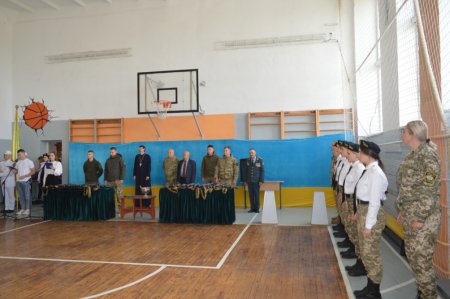 Посвята учнів військово-спортивного профілю ліцею