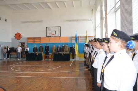 Посвята учнів військово-спортивного профілю ліцею