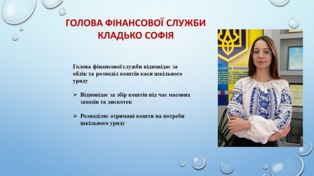 Учнівське самоврядування 2024-2025 навчальний рік