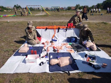 Наші "Джури" готуються до обласного етапу гри "Сокіл"!