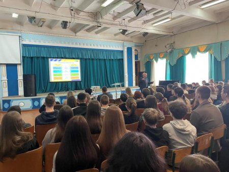   Профорієнтаційна зустріч з дев’ятикласниками ліцею