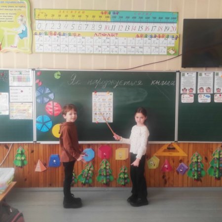 Бібліотечний урок "Як народжується книга"