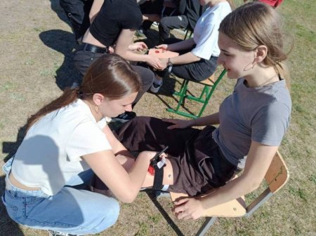 підсумкові тренінгові заняття в осередку з вивчення предмета "Захист України"