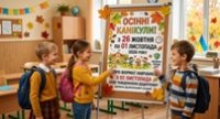 Час відпочити та набратися сил: Осінні канікули 2026!
